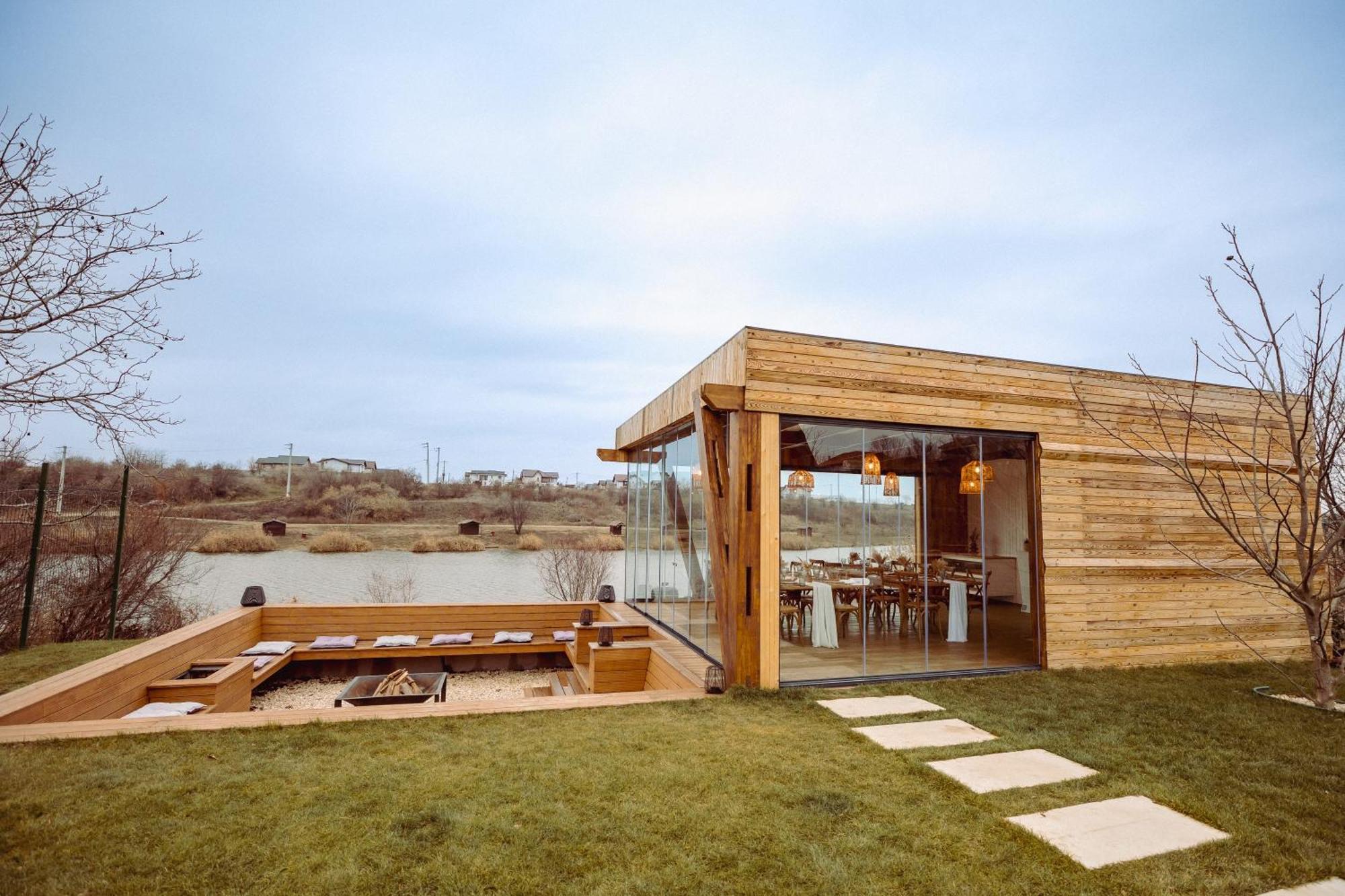 A-By The Lake - Private A Frame Villas Caciulati Extérieur photo